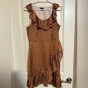 I HEART RONSON satin midi dress size 8